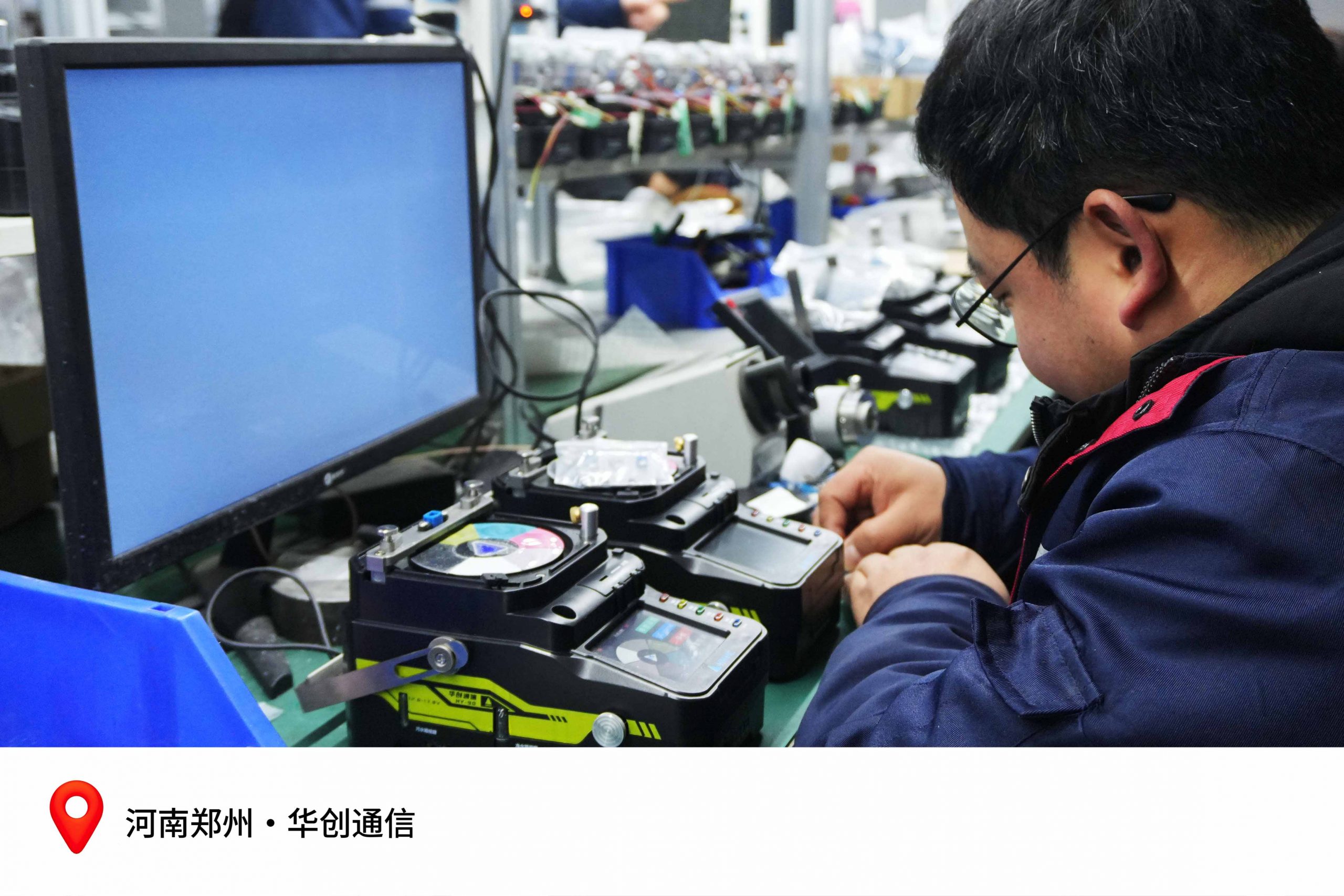 On-site fiber optic polishing machine